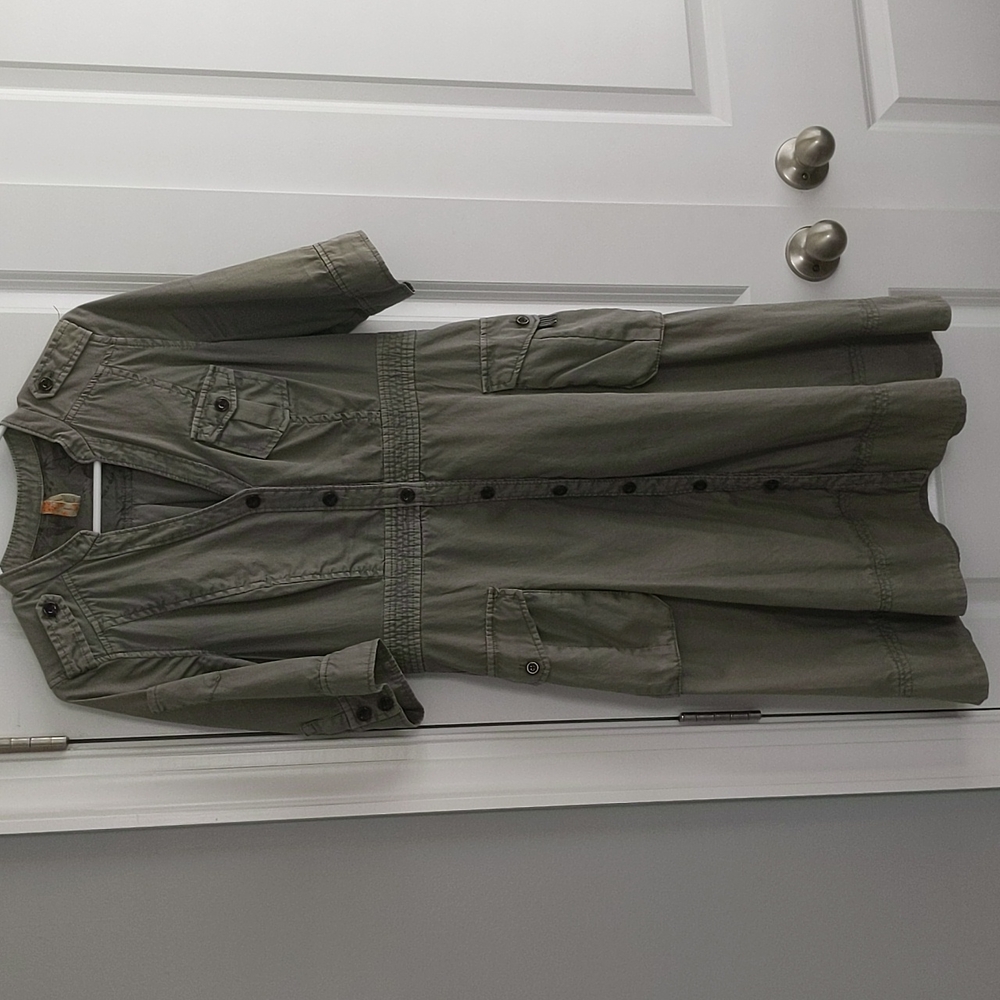 Anthropologie Vintage Maeve Army Style Dress